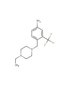 Astatech 4-((4-ETHYLPIPERAZIN-1-YL)METHYL)-3-(TRIFLUOROMETHYL)ANILINE; 5G; Purity 97%; MDL-MFCD09909923